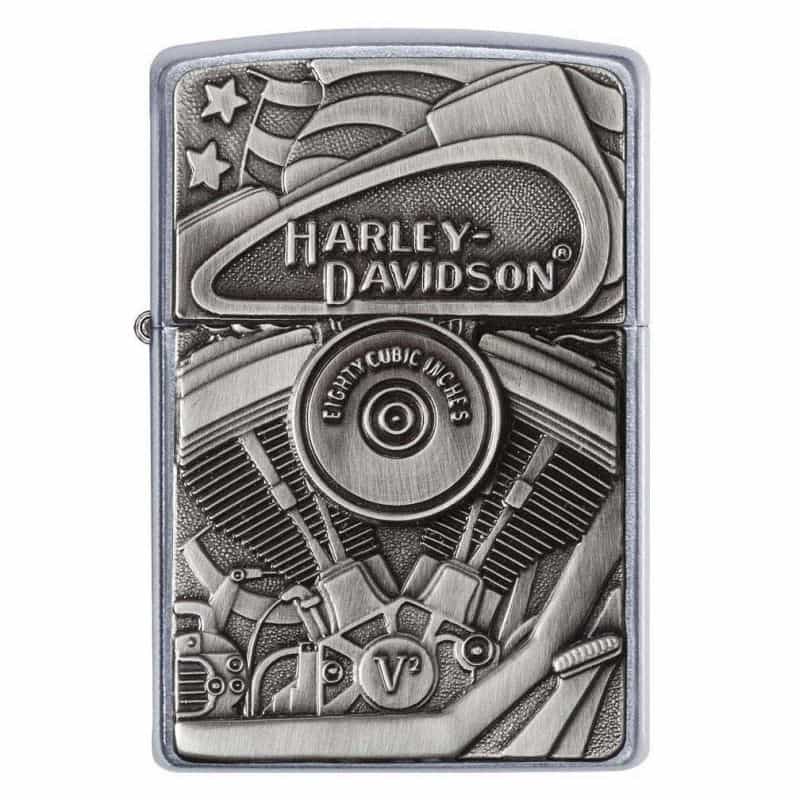 Zippo Harley-Davidson Street Chrome, Motor Flag