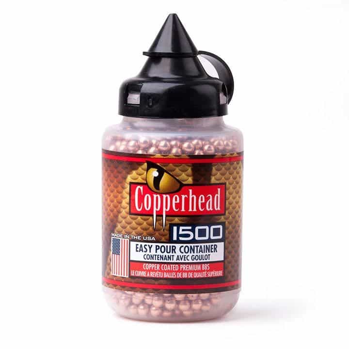 Crosman Copperhead Copper Coated Bbs – 5.3 Grain (1500 Count)