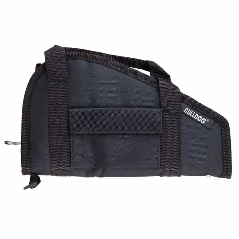 Bulldog Single Pistol Nylon Case With Accessory Pocket – Small