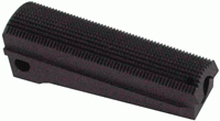 Wilson Mainspring Housing For 1911 Checkered Glass Bead Blue