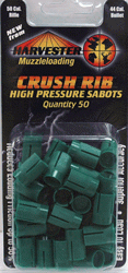 Harvester Sabot Only 50Cal For 44Cal Bullets 50Pk Crushed Rib