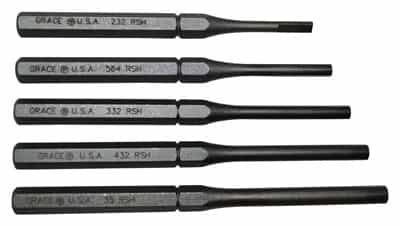 Grace Usa Punch Set Roll Pin Holder Set Of 5 Steel