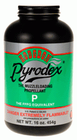 Hodgdon Pyrodex P 1Lb Can 10Can\/Cs