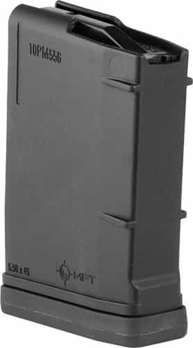 Mft Magazine Ar15 5.56X45mm 223 Rem 10Rd Black Polymer