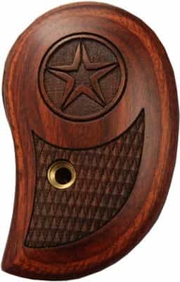 Bond Arms Grip Standard Lam. Rosewood W\/Laser Star