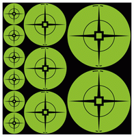 B\/C Target Spots Assortment Green 1\"-60\/2\"-30\/3\"-20