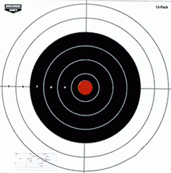 B\/C Target Eze-Scorer Paper 12\" Bull's-Eye 13 Targets