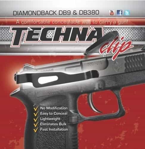 Techna Clip Handgun Retention Clip Diamondback Db380\/Db9 Rs