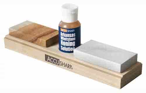 Accusharp Arkansas Whetstone Combo Knife Sharpening Kit