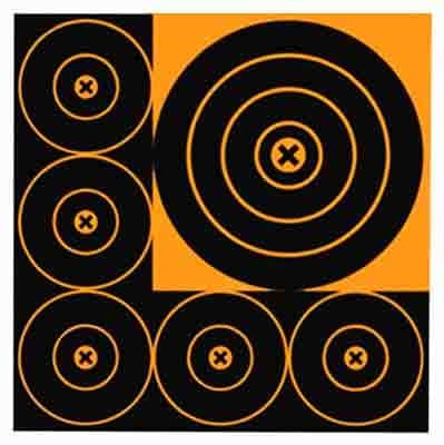 B\/C Target Big Burst 8\"-3\/4\"-15 Bull's-Eye Targets