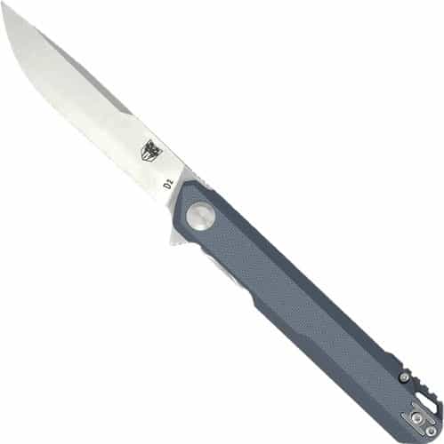 Cobratec Monarch 3.5\" Folder Grey D2 Steel W\/Clip