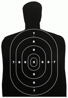 B\/C Target Eze-Scorer 12\"X18\" Bc27 Silhouette 10 Targets