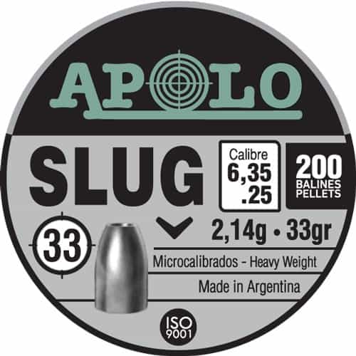 Hatsan Apolo 25 Slug 33 Grain 200 Pack