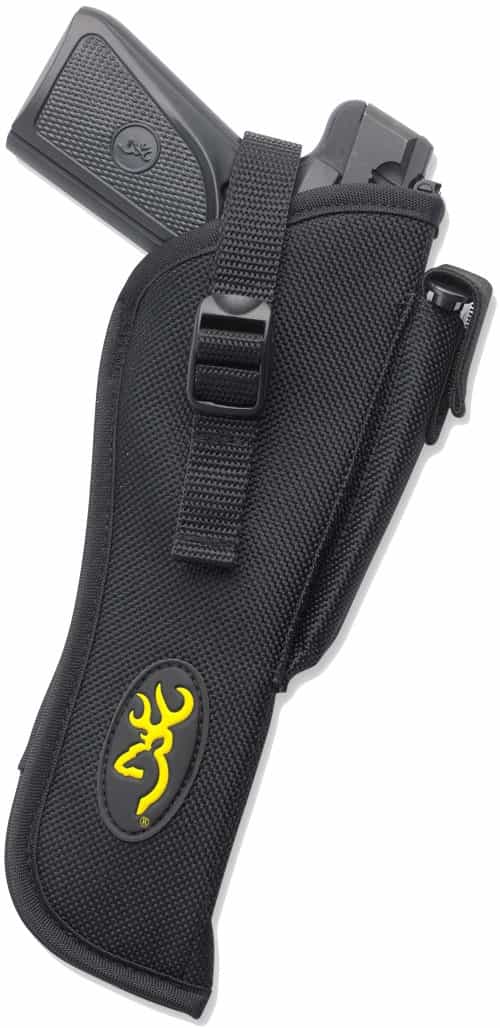 Browning Belt Holster W\/Mag Pouch Buck Mark Pistol Rh Blck