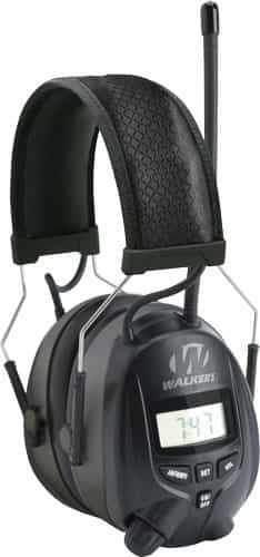 Walkers Muff With Am\/Fm Radio & Phone Connection 25Db Black
