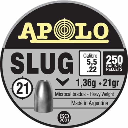 Hatsan Apolo 22 Slug 21 Grain 250 Pack