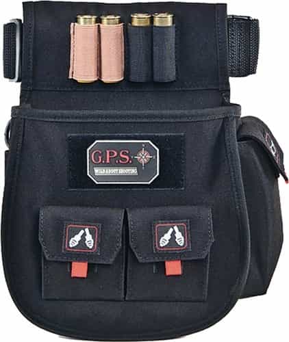 Gps Deluxe Shell Pouch W\/ Twin Pouches & Web Belt Blk