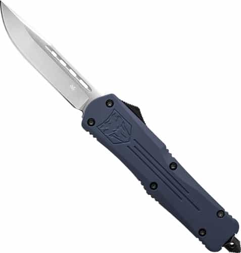 Cobratec Small Fs3 Otf Nypd Blue 3\" D2 Drop Point