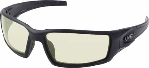 Howard Leight Hypershock Glasses Black Frame\/Amber Lens
