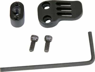 Guntec Ar Extended Mag Catch Paddle Release Black