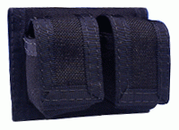 Hks Double Speedloader Pouch Nylon Black Fits All Loaders