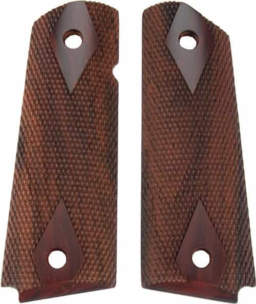 Ed Brown Grips 1911 Govt. Double Diamond Cocobolo