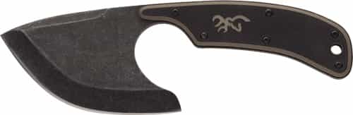 Browning Knife Cutoff Skinner 2.5\" Blade Black W\/Sheath*