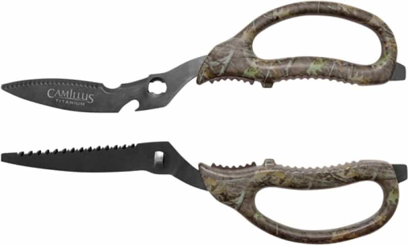 Camillus Game Shear 8.75\" Multi-Function Serrated Camo