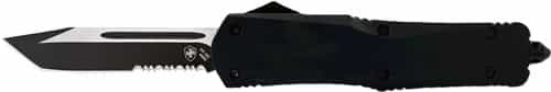 Templar Knife Large Otf Black Rubber 3.5\" Black Tanto Srrtd