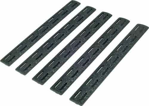 Bcm Rail Panel Kit M-Lok 5.5\" Black 5 Pack