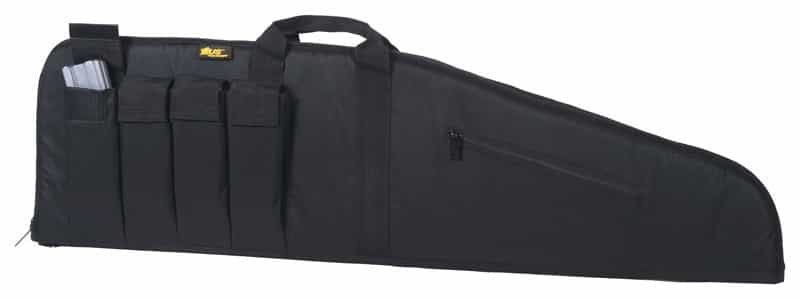 Us Peacekeeper 40\" Msr Case Bl 4 Mag Pouches 600 Denier Black