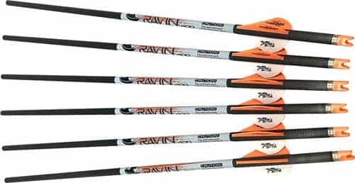 Ravin Xbow Arrow Premium Carbon W\/2\" Vane .001\" 6Pk*