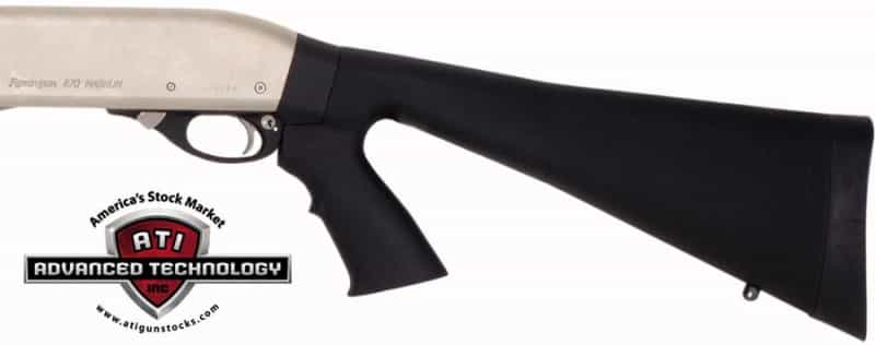 Adv Tech Buttstock W\/Pistol Grip Most Pumps Black Syn