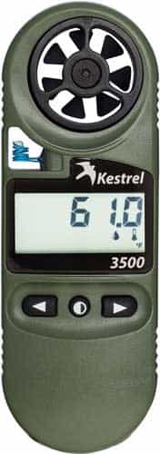 Kestrel 3500Nv Weather Meter Digital Psychrometer Od Green