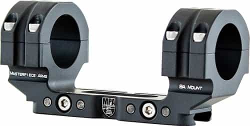 Mpa Scope Mount Ba 1-Pc 30Mm 1.250\" 0 Moa Black