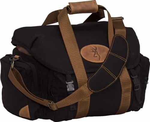 Browning Lona Canvas Shooting Bag 19\"Wx11.5\"Hx13\"D Blk\/Brn