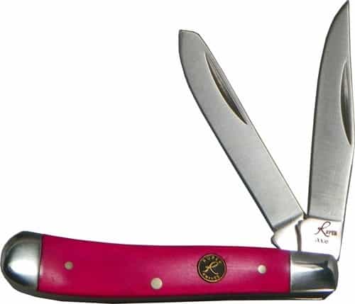 Abkt Roper Series Pink Sky Peanut 2-Blade Pink Bone Hndls