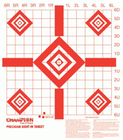 Champion Target Paper Redfield Style Sight-In 10-Pack