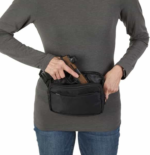Us Peacekeeper Sidekick Pack Black W\/ Pocket For Micro Gun