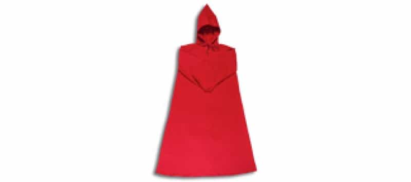 Medieval Hooded Cloak - Red By Say