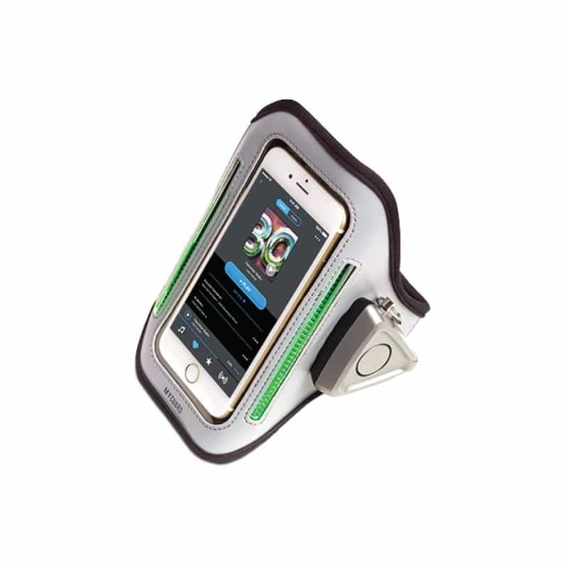 Myguard Sport Led Armband & Safety Alarm W/Phone Holder