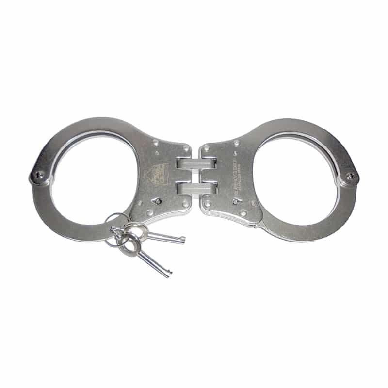 Hinged Stainless Steel Nij Handcuffs