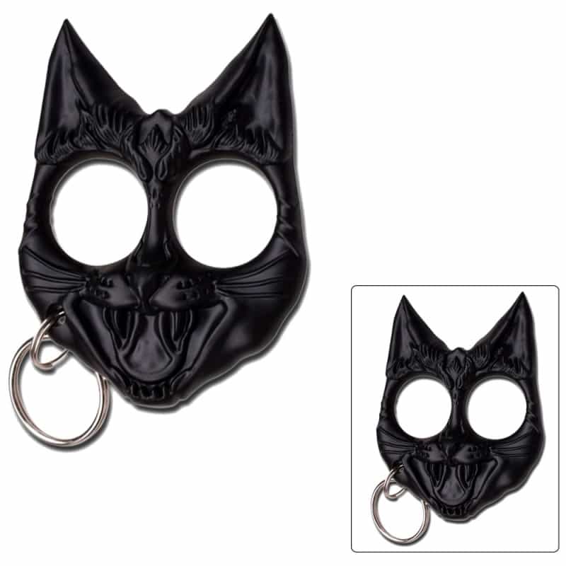 Black Cat Knuckles Key Chain