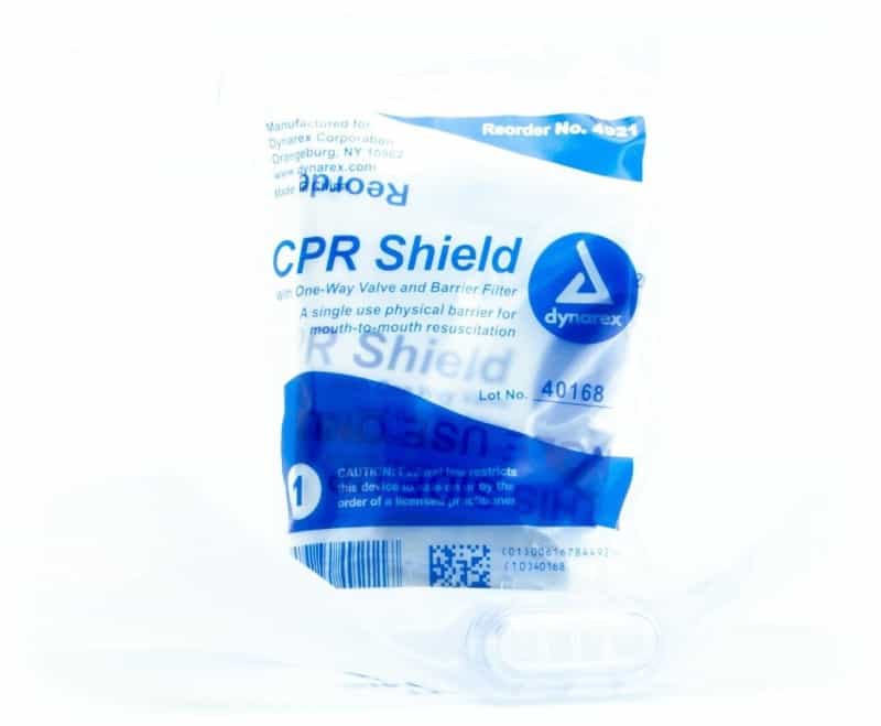 Cpr Face Shield With One Way Valve