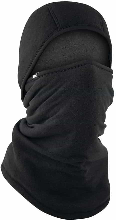 Zan Balaclava Sportflex Series Low Pile Fleece Black