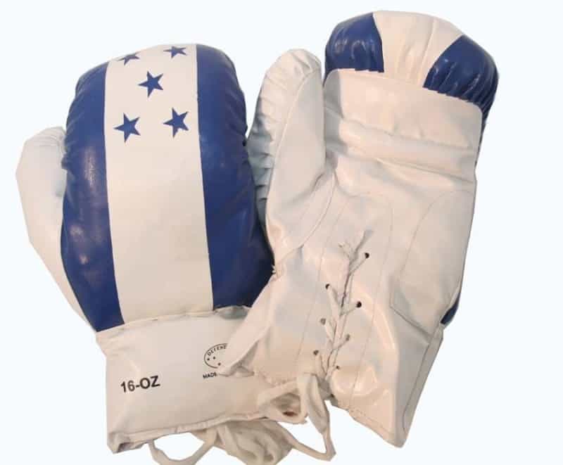 16Oz Honduras Flag Boxing Gloves