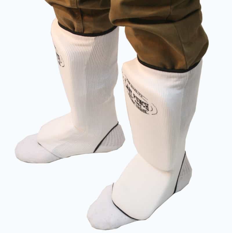 Mma White Professional Martial Arts Shin Pads