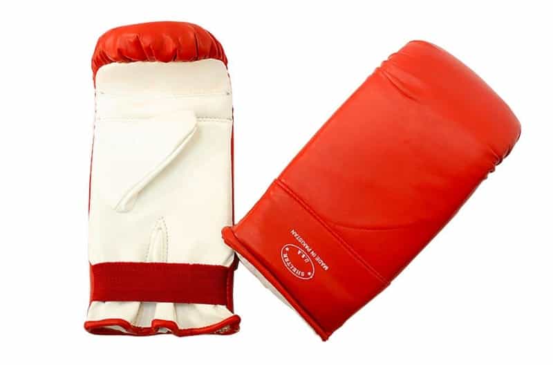 Last Punch Ultimate Fight Punch Bag Gloves Red& White S M L Xl Size