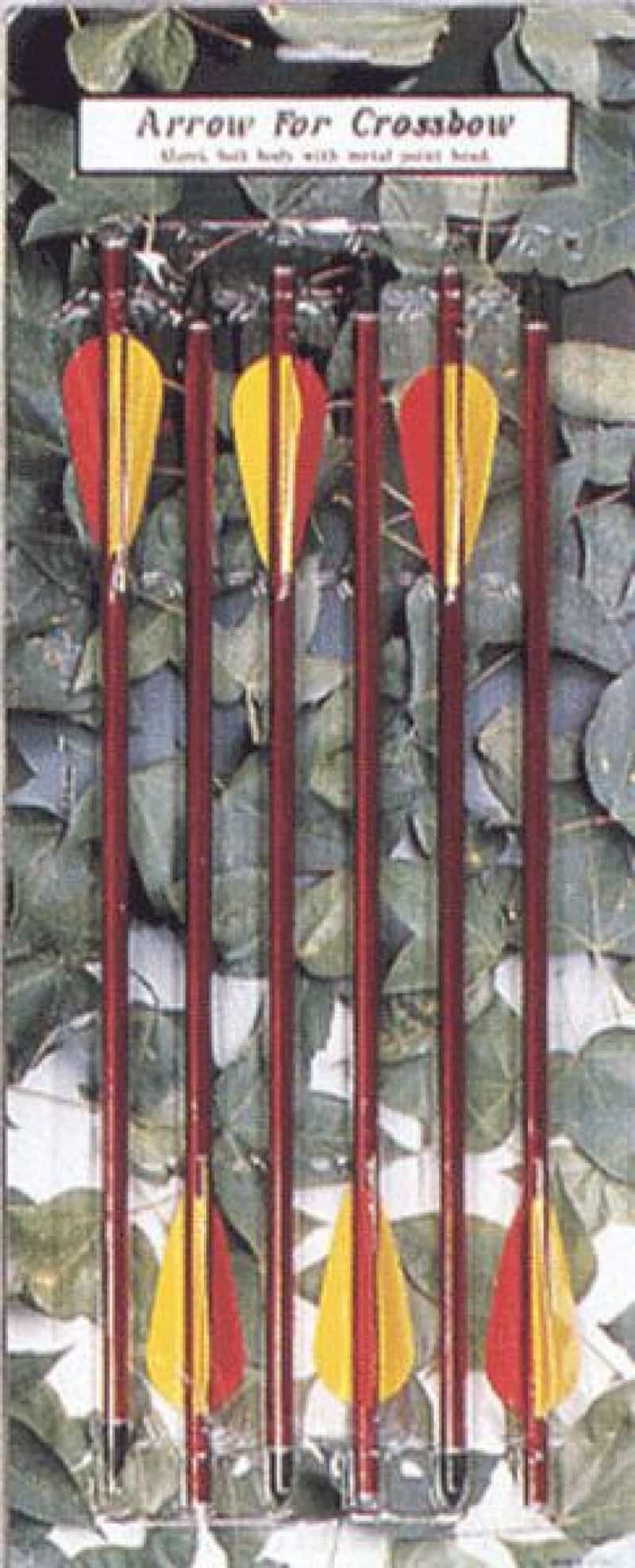 14" Metal Arrows For 180 & 150 Lbs Crossbows 6 Piece Pack