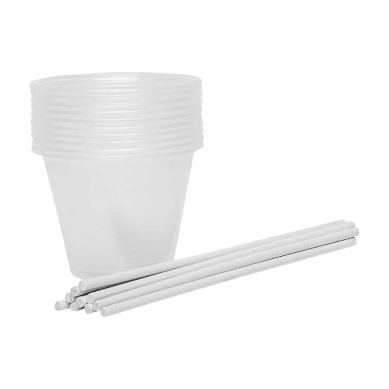Crb Mixing Cups & Sticks (10 Pack)